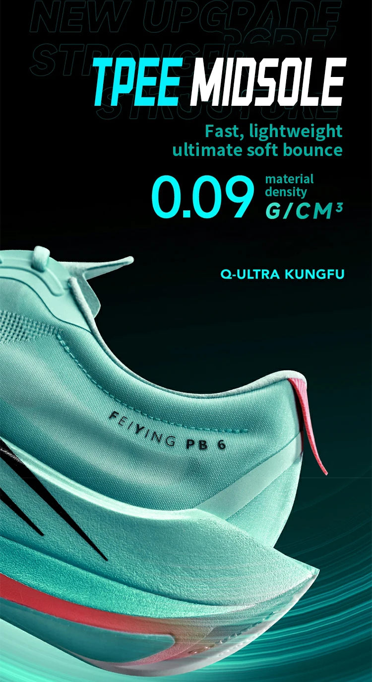 QIAODAN Feiying PB6.0 Men Running Shoes Professional Marathon Full Palm Suspended Carbon Board Racing Race Sneakers QDB023261299