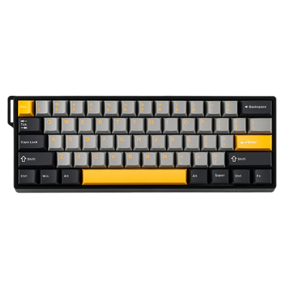 Teclado mecânico com fios AULA WIN60 HE/WIN60 HE MAX 60%, estrutura Tray-Mount, Hot-Swap e interruptores magnéticos de efeito Hall
