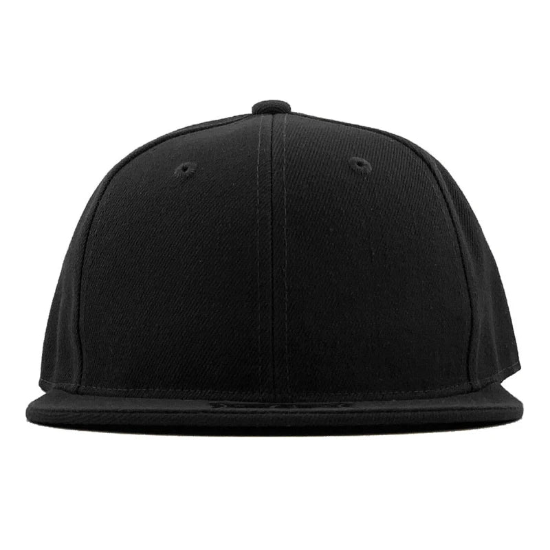 Gorra ajustada totalmente cerrada, estilo «Trucker», talla «Plus Large» de Nueva York, para hombre, con visera plana, estilo hip hop, lisa, con cierre a presión, sin estampado, de la marca Era