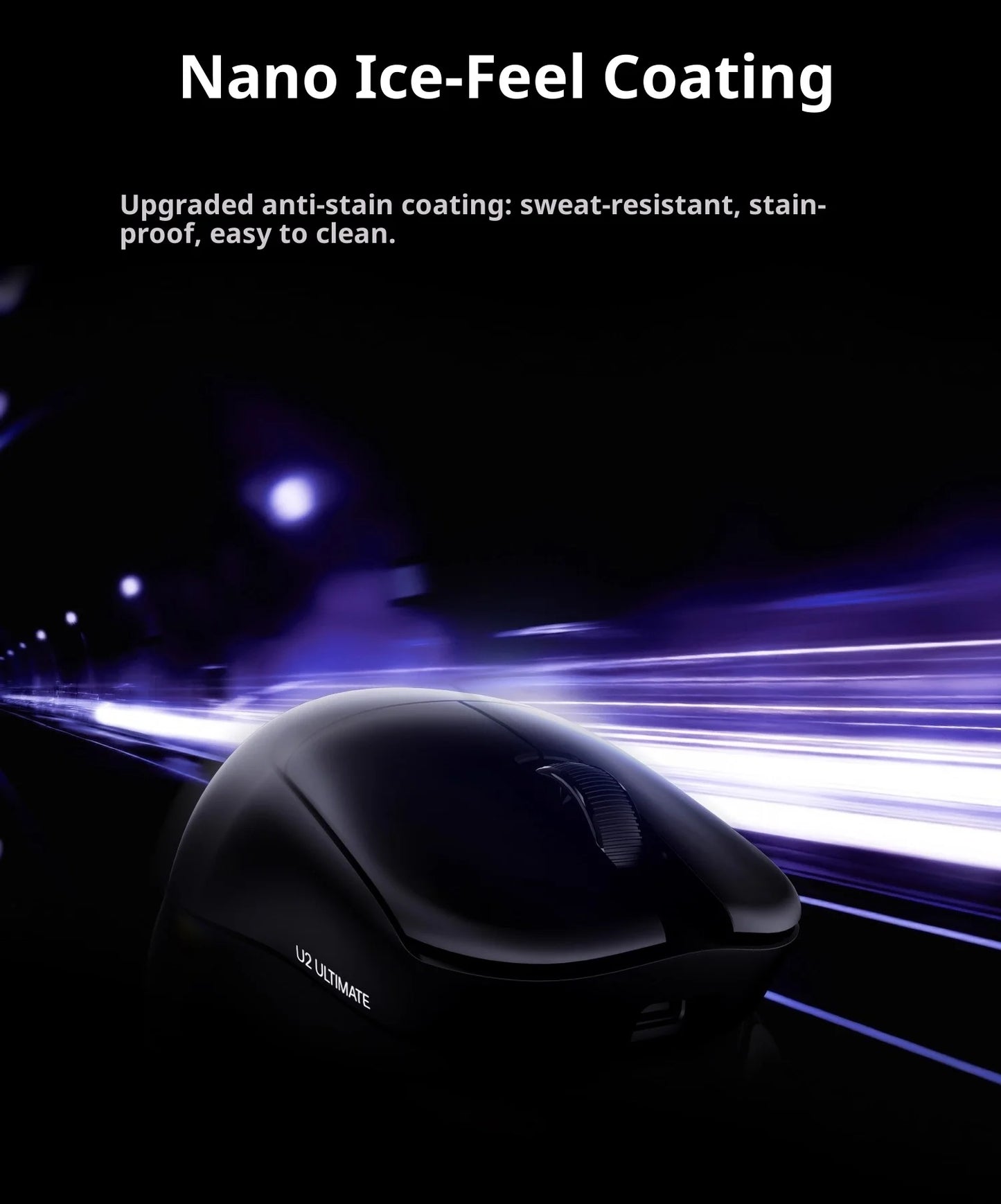 NEW ATK U2 V2 Mini Ultimate Wireless Gaming Mouse Tri-model Lightweight PAW3950 Ultra 8KHz 500mAh Custom Ergonomic E-sports Mouse