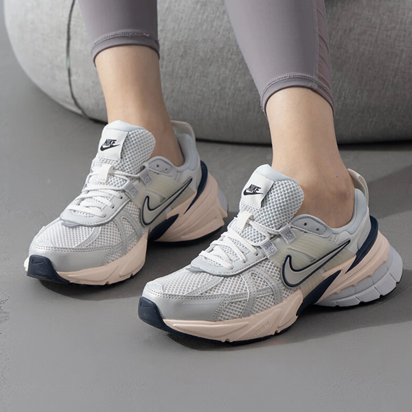 Nike official genuine 2024 new women's thick soled retro breathable casual shoes FD0736-004