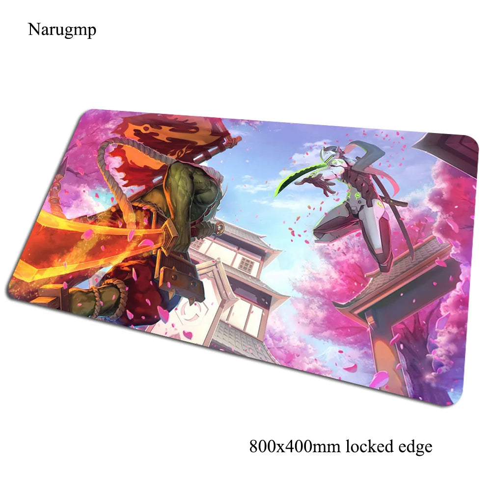 Overwatch Mauspad 80x40cm Gaming-Mauspad Halloween-Geschenk großes Mauspad Gamer-Computertischmatte Notebook-Mousemat PC