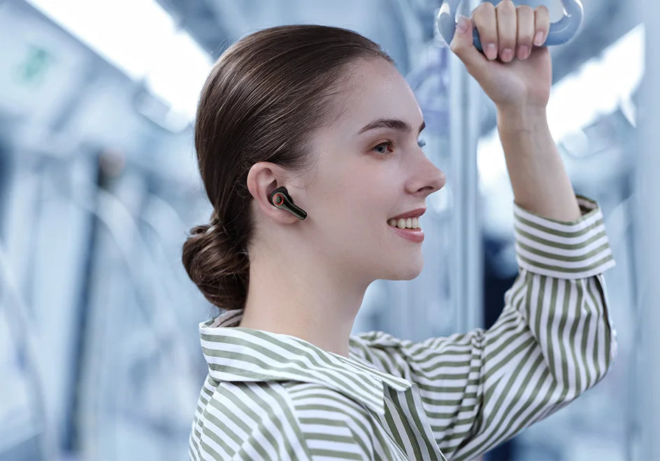 Tronsmart Sounfii NC 2 Wireless Bluetooth Earbuds – Hybrid Active Noise Cancelling (ANC), Hi-Res Audio LDAC, 40H Playtime, AI Call Noise Reduction, Waterproof TWS Earphones