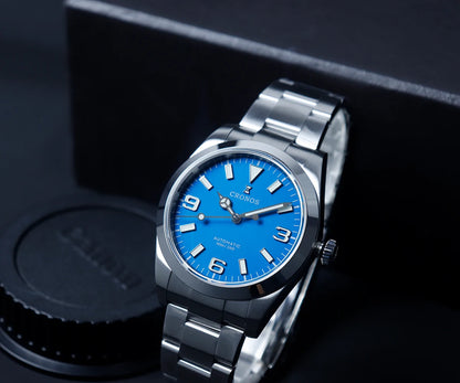 Cronos EX Diver Mechanical Men's Watch 39mm Automatic PT5000 / Miyota 90S5 Sapphire Glass Bushed Bracelet Glide Clasp 10 ATM L6031