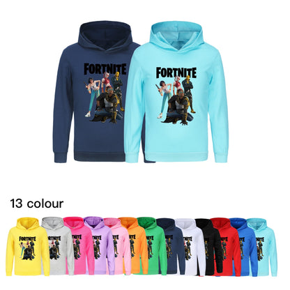 Hoodie Fortnite para Crianças Roupa de Princesa para Meninas Moda Bebé Rapazes Roupa Primavera Outono Sweatshirt Tops Infantis 4403