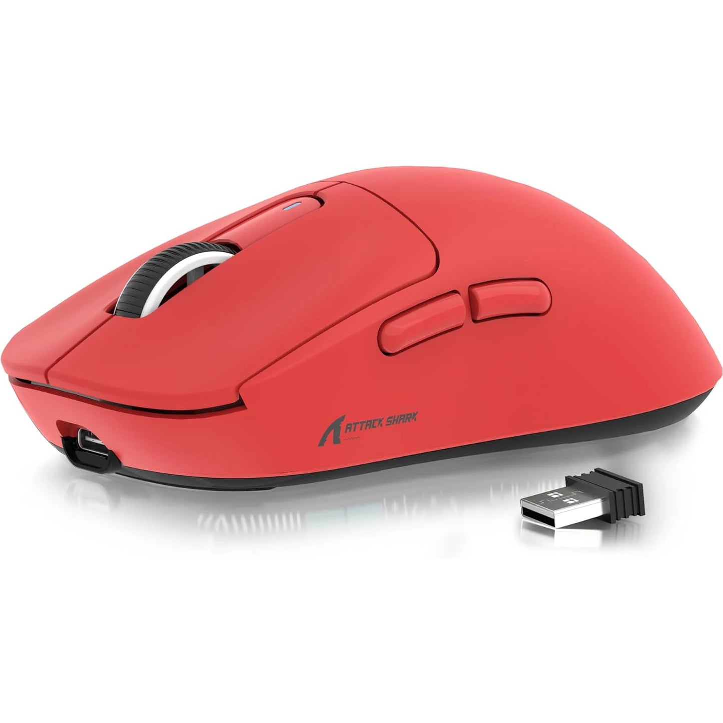 Mysz gamingowa bezprzewodowa ATTACK SHARK X3 PixArt PAW3395 49g SUPERLIGHT, BT/2.4G bezprzewodowa/przewodowa, 6 regulowanych poziomów DPI do 26000