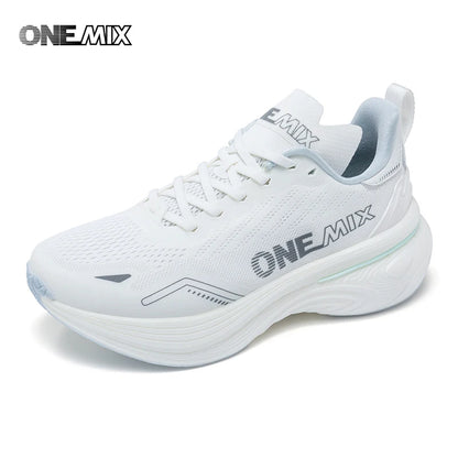 ONEMIX Nuove scarpe da corsa a forma di cuscino per donna e uomo, leggere, alla moda, da esterno, sneakers da strada, scarpe sportive da allenamento, jogging e fitness