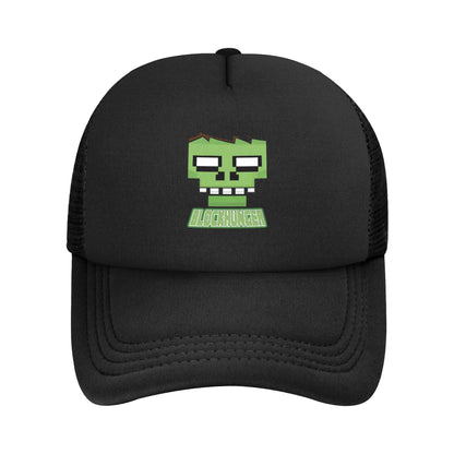 Aventurier cu aspect robust descoperă un monstru Creepers în spatele său Șapcă de camionagiu Șepci de soare Șapcă reglabilă cu clapetă Șapcă de baseball din plasă