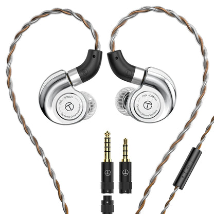 TRN Conch Lucky Bag Monitor In-Ear – Auricolari HiFi cablati dinamici DLC Diamond con filtri a ugello di accordatura per Xiaomi
