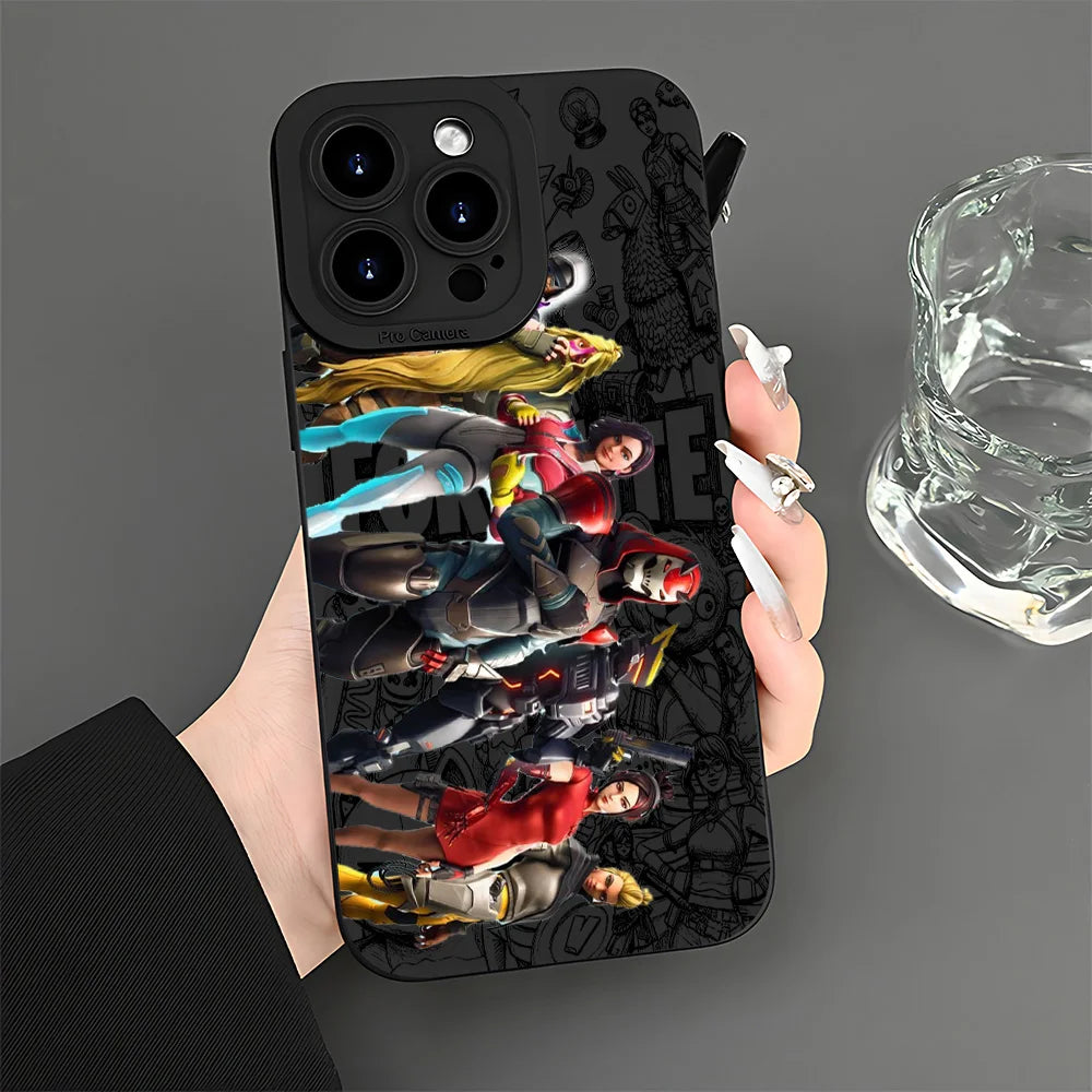 Capa de Telemóvel Fortnite para Samsung Galaxy A37 A57 A25 A56 A16 A06 A35 A05s A15 A34 A24 A05 A13 A73 A53 A23 A03 A13 4G 5G