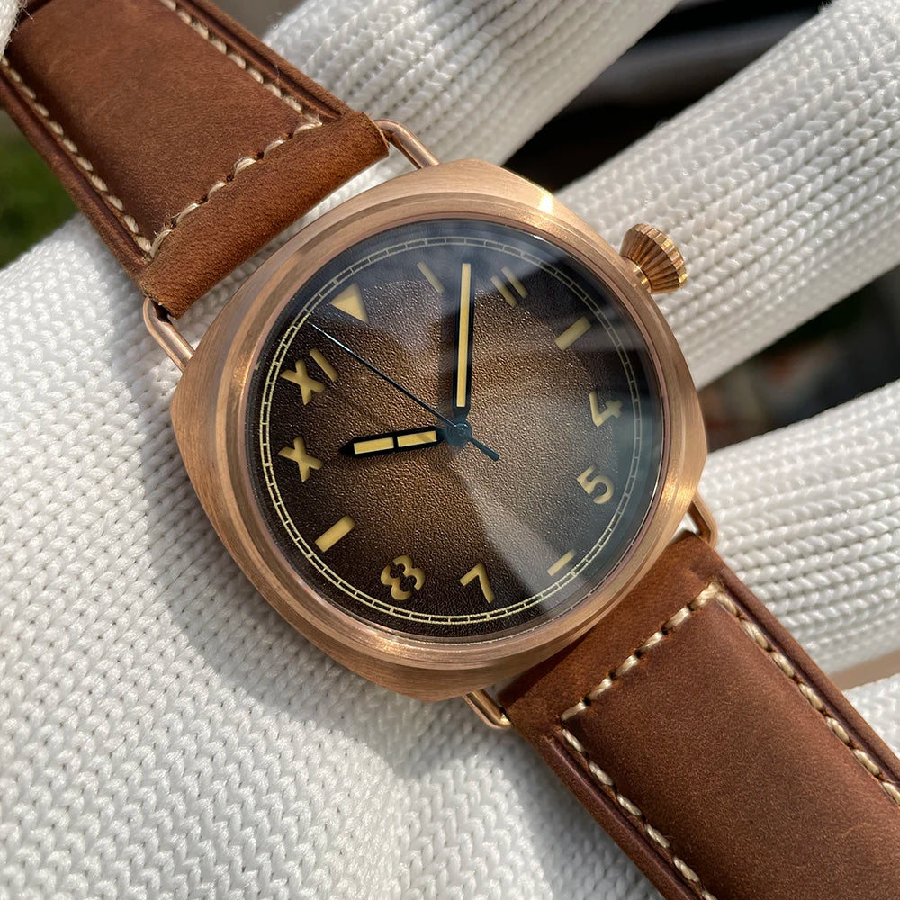 STEELFLIER Official SF760S Luxury Bronze Mechanical Watch NH35 Movement Sapphire Crystal Swiss Luminous 20Bar Waterproof Wristwatch