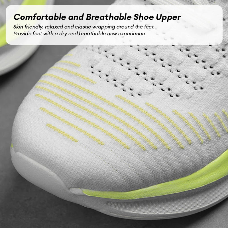 Men's Cushioned Running Shoes EVA Midsole for Shock Absorption Lightweight & Breathable Mesh Sports Sneakers for Gym and Walking