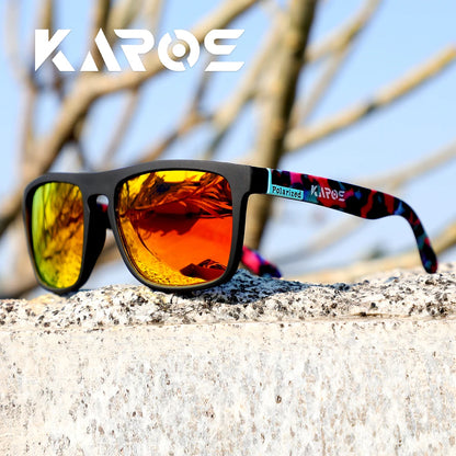 KAROS Polarized Sunglasses Unisex Car Driver Anti-Glare Goggles Outdoor for travel fishing beach UV400 eyeglasses
