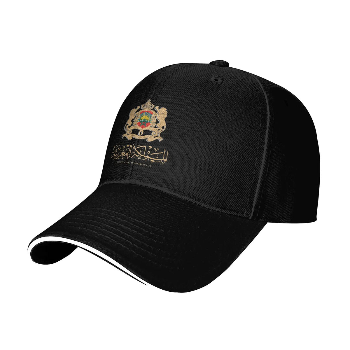 Gorra de béisbol con mapa y bandera de Marruecos, modelo Y2K, gorra tipo «trucker» veraniega para hombre y mujer, ideal para caza y acampada