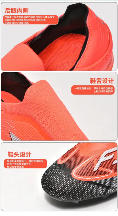 Men New Indoor TF Football Boots High Quality Training Original Male Breathable Non Slip Soccer Shoes Turf Futsal Football Shoes