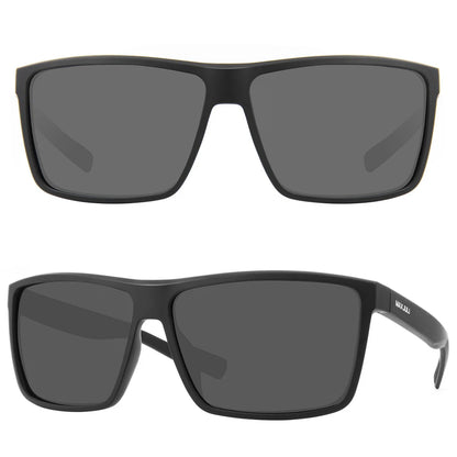 MAXJULI Polarized Big Sunglasses for Men Women with Big Heads UV 400 Protection 8125