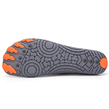 Unisex rychleschnoucí boty do vody pro muže a ženy, barevné plážové a plavecké aqua boty na surfování a pobyt u moře, párové barefoot tenisky proti proudu