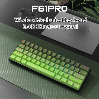 Bluetooth Wireless Mechanical Keyboards RGB Gamer Keyboard for Tablet Mechanical 60% iPad Backlit Mini USB Keyboard