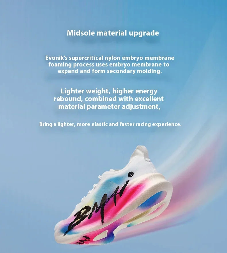 BMAI New 42KM Marathon Men Women's Sports Shoes Cushioning Running Shoes Breathable Gym Sneakers for Women Designer Man Trainers