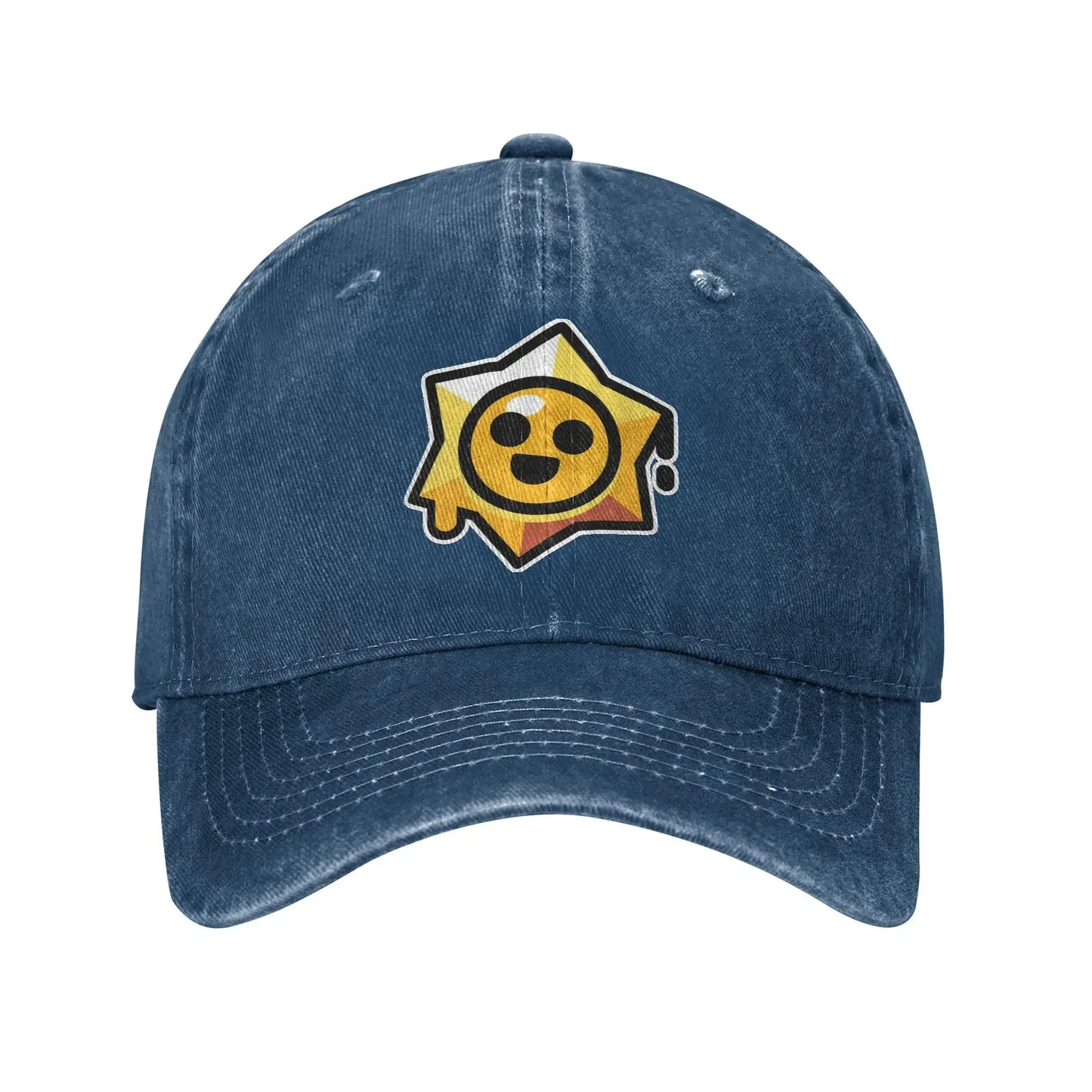 player B-Brawls Baseball Caps Retro Distressed Washed  Sun Cap Unisex Style Outdoor Running Golf  Adjustable Hats Cap