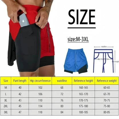 Dragon Ball Anime Majin Buu Trendy Printed Double Layer Shorts 2026 Men's Summer Boxing Sports Quick Drying Breathable Shorts