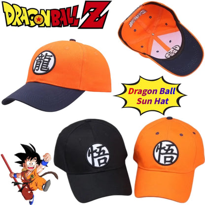 Dragon Ball Son Goku -baseball-lippis, jossa on korkealaatuinen brodeerattu painatus; unisex-kesälippis, pyöreä kruunu, leveä lieri, duckbill-malli