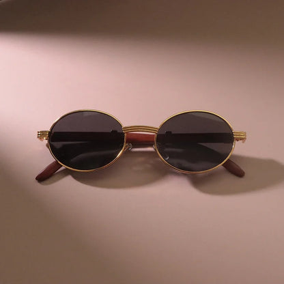 Casual Oval Round Sunglasses Women Men Sun Glasses Female Mirror Colors Designer Brand Fashion Luxurious Gradient Eyewear