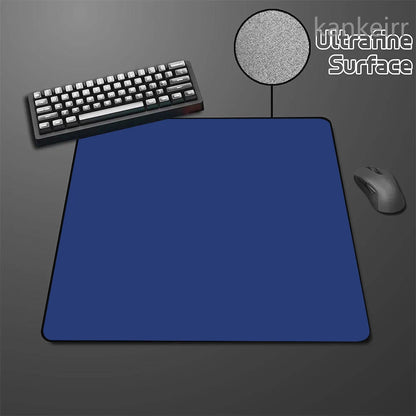 Schwarzes Speed-Mousepad, einfarbig, hochelastisch, rutschfeste Unterseite, Gaming-Mausmatte, Premium-E-Sports-Mousepad, ultrafeine Oberfläche, Deskmat