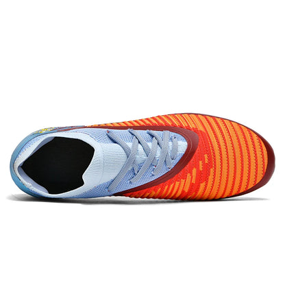 New Men Soccer Shoes Adult Non Slip Football Boots Outdoor Sport Boys Long Spikes Training Cleats Breathable Match Comfortable