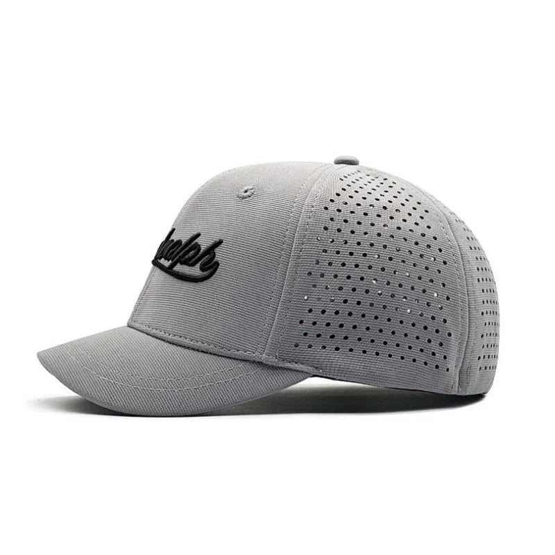 Gorra de béisbol para hombre con cabeza grande, parte trasera cerrada, ala corta de 5 cm, gorras ajustadas de malla, gorras elásticas totalmente cerradas, tallas 56-60 cm y 61-65 cm