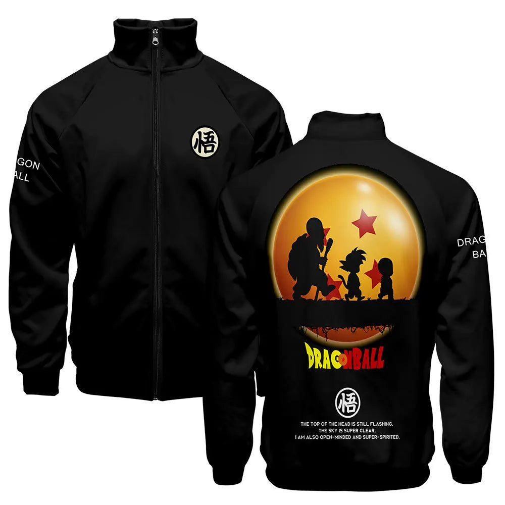 Dragon Ball 3D Print Zipper Hoodie Cool Fashion Men/Women/Kids Long Sleeve Hoodies Sweatshirt Casual Cosplay Jacket Clothes