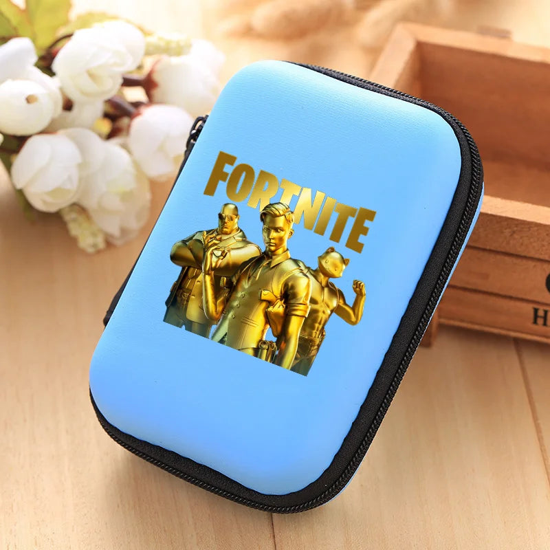 Nova Bolsa de Arrumação Fortnite Multifuncional para Cabos de Dados, Carregadores e Auriculares, Bolsa Protetora de Viagem, Presente de Aniversário para Crianças