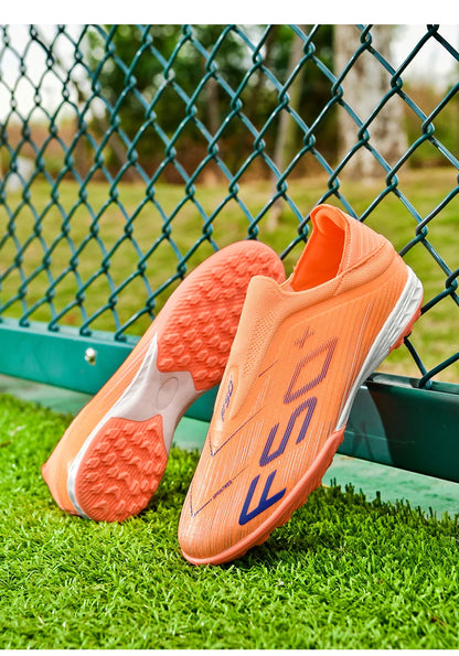 New Men Football Boots Match Grass Cleats High-quality Soccer Shoes Futsal Sneakers Non-Slip Indoor Hot-selling High-top Outdoor