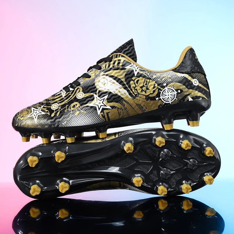 New Men’s Soccer Shoes Boys Original Football Shoes TF/AG Indoor Professional Football Field Boots Society Cleats Sneakers Non-Slip