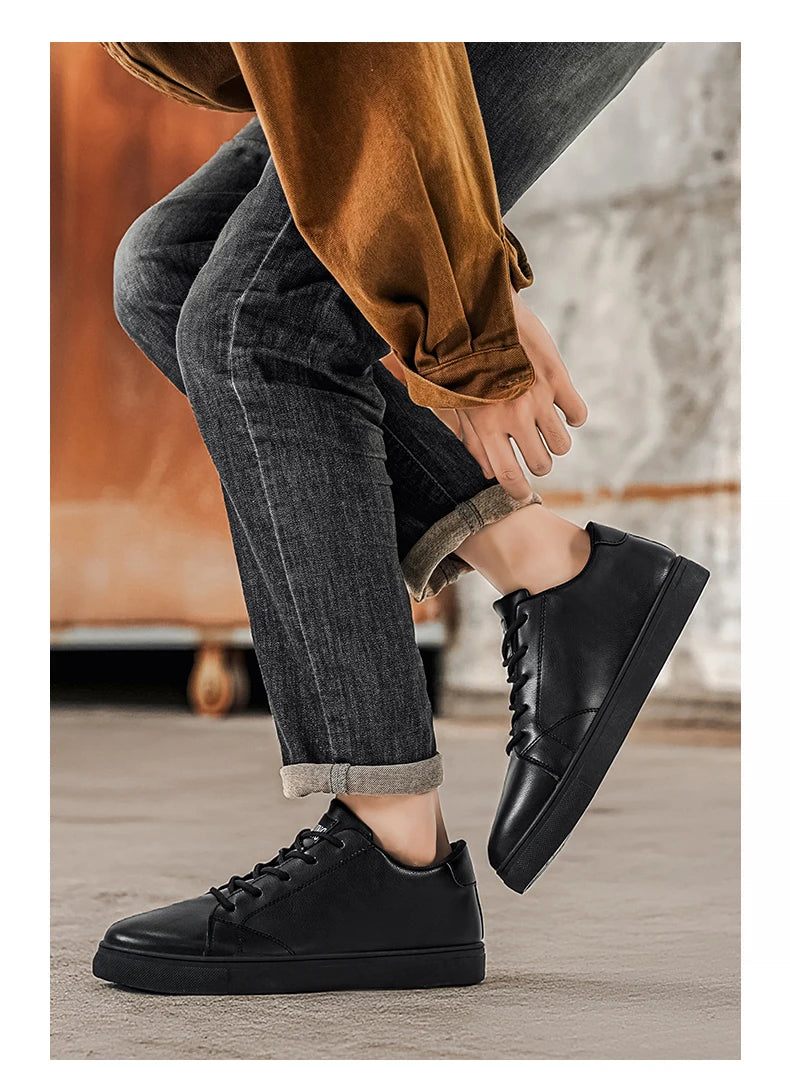 2026 Spring and Autumn Large Size New Trendy Men's Shoes Korean Style Breathable Versatile White Shoes Running Youth Casual Sports Shoes
