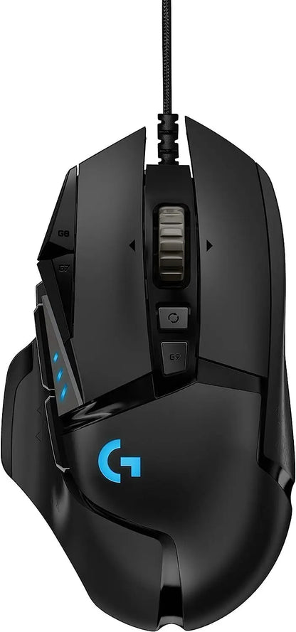 Logitech G502 X Lightspeed Gaming Mouse LIGHTFORCE Hybrid Optical-Mechanical Switches HERO 25K Gaming Sensor Compatible With PC