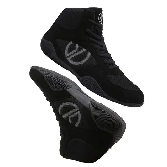 2026 New Trend Wrestling Sneakers Men Breathable Gym Training Shoe Man Non-Slip Men Fighting Shoes Mid-Top Boxing Shoes for Men