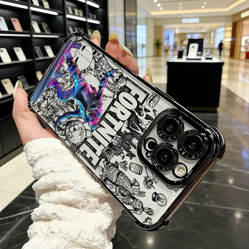 Coque de téléphone « FortniteS » pour Samsung A37, A57, A07, A36, A16, A35, A55, A25, A26, A05s, A15, A54, A34, A24, A14, A05, A04 (4G, 5G)