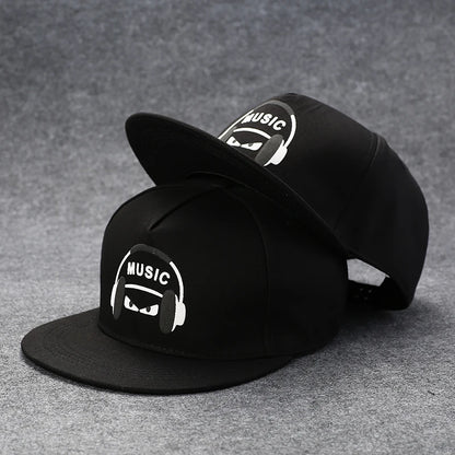 Baseballcap mit flachem Schirm, Buchstabenstickerei für Herren, vielseitig kombinierbar, Damen-Sommer-Hip-Hop-Hut, Outdoor-Sonnenschutz, verstellbare Schirmmütze