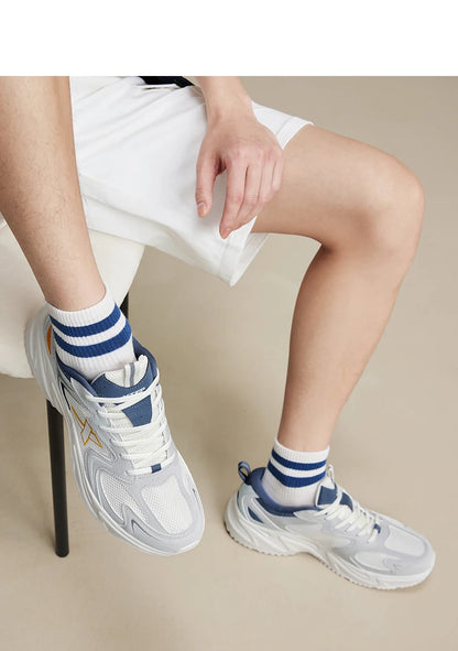 Xtep Casual Shoes For Men  Summer Durability Men's Sports Shoes Wear-Resistant Lace Up Non-Slip Outdoor Shoes 876219320026