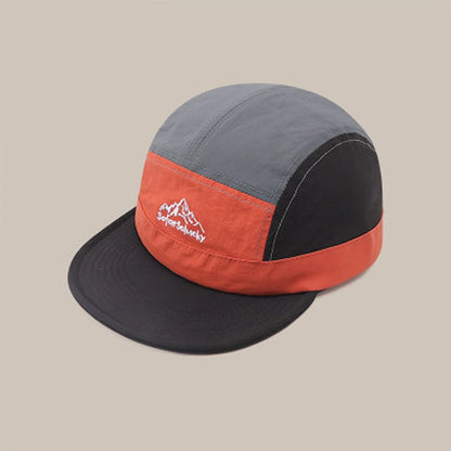 1Pcs Outdoor Sports Color-Blocked Baseball Cap, Fashionable Outdoor Hiking Hat, Street Casual Hat, Unisex Adjustable Sun Hat