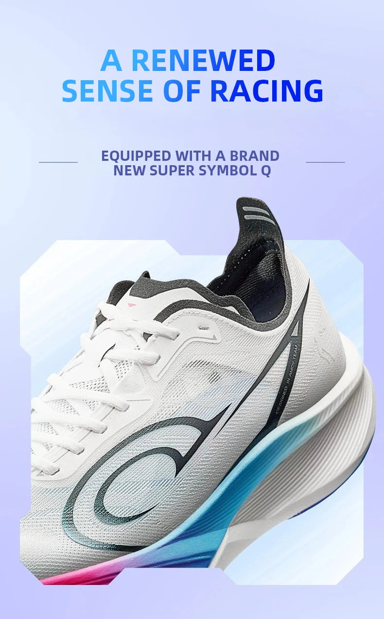 QIAODAN Feiying PB3 Enhanced Edition Professional Marathon Carbon Board Running Shoes 2025 Men's Sneakers QDB023251299T