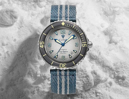 CADISEN Deep Explorer 2025 New Automatic Mechanical Watch Man Canvas Strap Wristwatch MIYOTA  Luxury Luminous Waterproof Watches