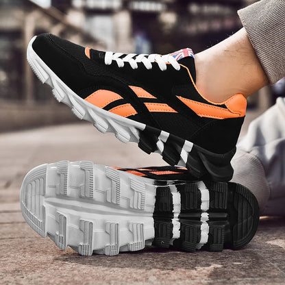 Men's Shoes Marathon Running Sports Shoes Casual Sneakers Soft Comfortable Training Shoes Wear Resistant Sneakers Men Sneakers