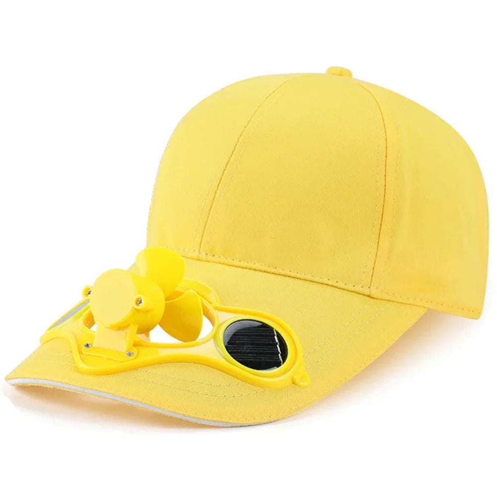 Cappellino da baseball con ventola, ventilatore rinfrescante ricaricabile via USB per l’estate, protezione solare per il golf all’aperto, cappellino con visiera regolabile a 2 velocità, cappellino da escursionismo con ventola