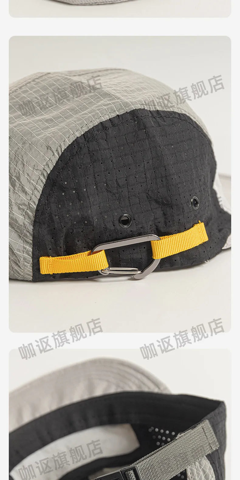 Gorras de béisbol japonesas de 5 paneles con combinación de colores retro para hombre; para verano, actividades al aire libre, acampada y ocio; protección solar; gorras de nicho para mujer