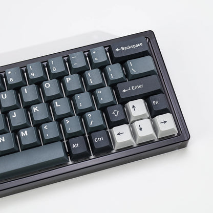 KBDiy 174 Teclas/Conjunto PBT GMK Apollo Keycap Double Shot Minimalista ISO Perfil Cherry para Teclado Mecânico Gaming Keycaps para MX