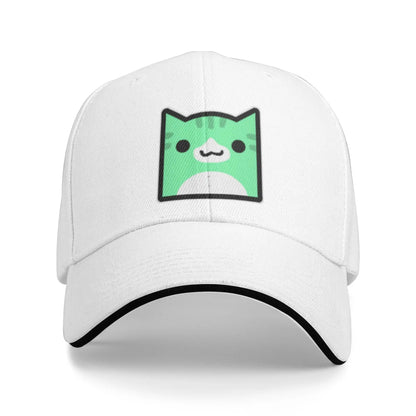 Geometry Cube Gaming Dash -baseball-lippalakki Hip Hop Sandwich -hatut Unisex-säädettävä Dad Hat -urheilulippalakki
