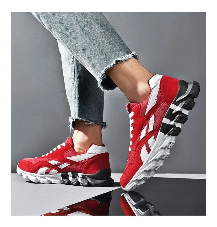 Brand Trend Μέγεθος 46 47 48 Ανδρικά Ανθεκτικά στη Φθορά Αθλητικά Παπούτσια Fitness με Απορρόφηση Κραδασμών και Χοντρή Σόλα, Αναπνεύσιμα Παπούτσια Τρεξίματος Εξωτερικού Χώρου για Άνδρες