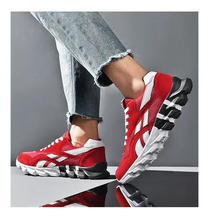 Brand Trend Μέγεθος 46 47 48 Ανδρικά Ανθεκτικά στη Φθορά Αθλητικά Παπούτσια Fitness με Απορρόφηση Κραδασμών και Χοντρή Σόλα, Αναπνεύσιμα Παπούτσια Τρεξίματος Εξωτερικού Χώρου για Άνδρες